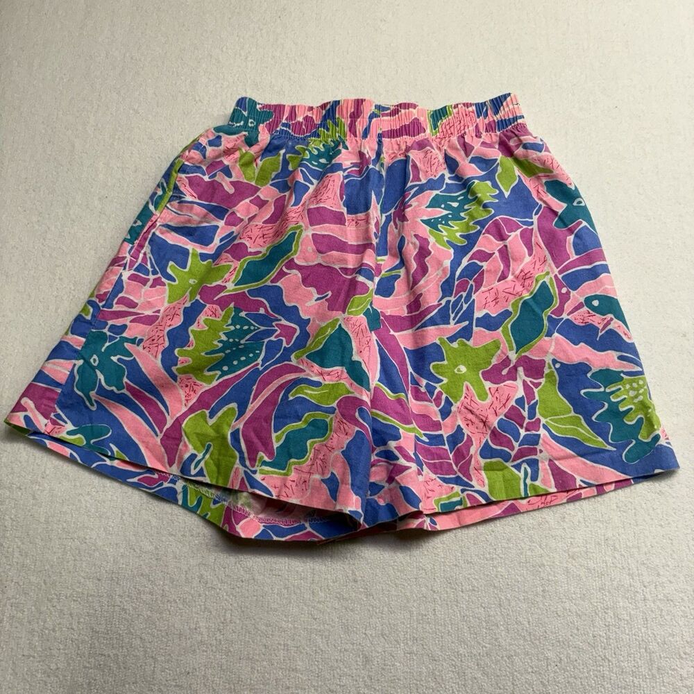 Vintage 90’s Double Take Cotton Elastic Shorts- Size medium- Made In The USA